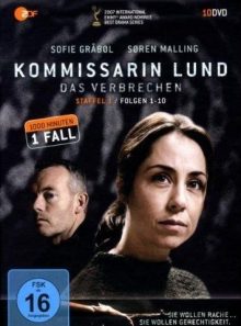 Kommissarin lund kommissarin lund-das verbrechen staffel 1 box [import allemand] (import) (coffret de 10 dvd)