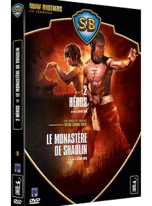 Coffret shaw brothers - les héros de shaolin selon chang cheh - 2 héros + le monastère de shaolin - pack