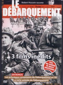 Le débarquement du 6 juin 44 - 3 films