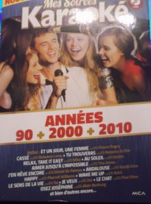 3 dvd karaoke - annees 90 + 2000 + 2010