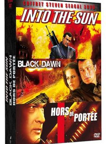 Coffret steven seagal 3 dvd - into the sun + black dawn + hors de portée - pack
