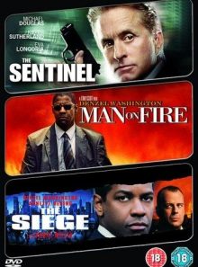 The sentinel/ man on fire/ the siege [import anglais] (import) (coffret de 3 dvd)