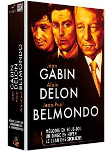 Jean gabin, alain delon, jean-paul belmondo : coffret 3 films n° 1 - pack