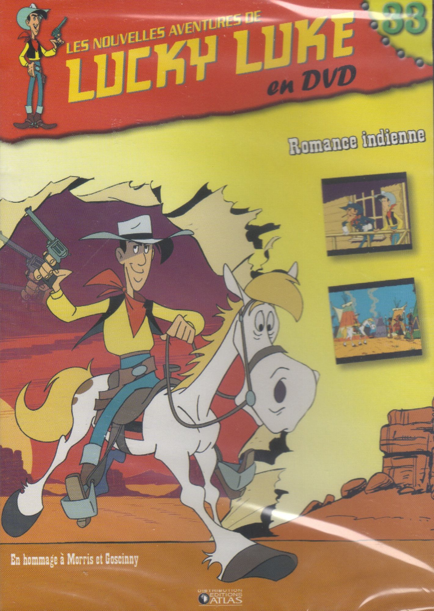 Les Nouvelles Aventures De Lucky Luke Les nouvelles aventures de lucky luke en dvd no 33: romance indienne