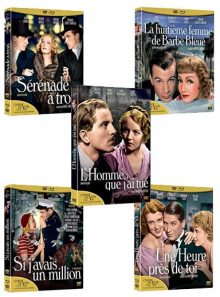 Pack collection ernst lubitsch ( lot 4 combo blu-ray + 1 dvd )