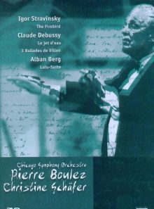 Pierre boulez dirige stravinsky,  debussy & berg