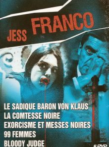 Spécial jesús franco (jess franco) - coffret 5 dvd : le sadique baron von klaus + la comtesse noire + exorcisme et messes noires + 99 women + the bloody judge - pack