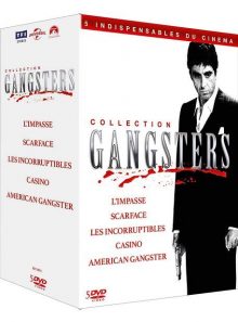 Collection gangsters : les incorruptibles + scarface + american gangsters + l'impasse + casino - pack