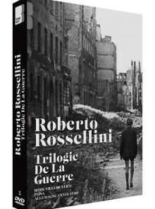 Roberto rosselini - la trilogie de la guerre : rome, ville ouverte + païsa + allemagne, année zéro - pack