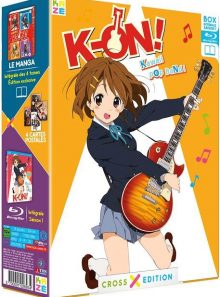 K-on ! - intégrale saison 1 - cross edition blu-ray + manga