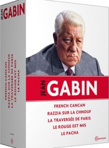 Jean gabin - french cancan + razzia sur la chnouf + la traversée de paris + le rouge est mis + le pacha - pack