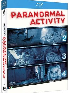 Paranormal activity 2/3/4 - blu-ray