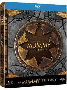 La momie - la trilogie : la momie + le retour de la momie + la momie - la tombe de l'empereur dragon - édition steelbook - blu-ray