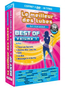 Le meilleur des tubes en karaoké : best of volume 1 (coffret de 5 dvd)