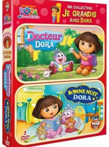 Dora l'exploratrice - ma collection : je grandis avec dora - docteur dora + bonne nuit dora