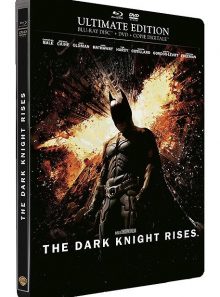 Batman - the dark knight rises - ultimate edition boîtier steelbook - combo blu-ray + dvd + copie digitale