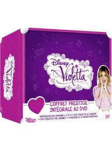 Violetta - coffret prestige intégrale 62 dvd : intégrales des saisons 1, 2 et 3 + violetta, le concert + violetta, l'aventura + 3 posters et 3 cartes postales
