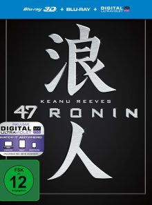 47 ronin (blu-ray 3d, + blu-ray 2d, limited edition, steelbook)