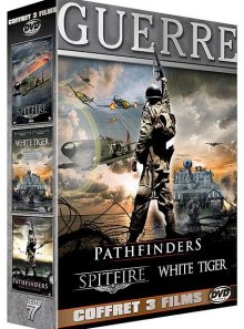 Guerre - coffret 3 films : pathfinders - vers la victoire + spitfire + white tiger - pack