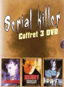Serial killer coffret 3 dvd : la vie secrete de jeffrey dahmer / henry portrait d'un serial killer  / listen