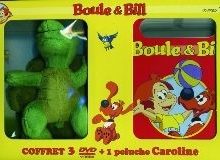 Boule & bill - coffret 3 dvd + 1 peluche caroline
