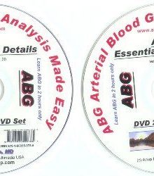 Abg blood gas dvd set of 2 dvds essentials and details of abg dp1.10 and dp2.10 pal
