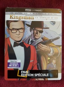 Kingsmann le cercle d'or steelbook 4k ultra hd + blu ray + digital édition spéciale