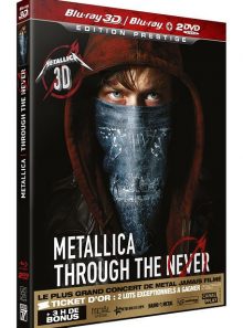 Metallica : through the never - édition prestige combo blu-ray 3d + blu-ray + dvd