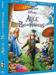 Alice au pays des merveilles - combo blu-ray + dvd + copie digitale