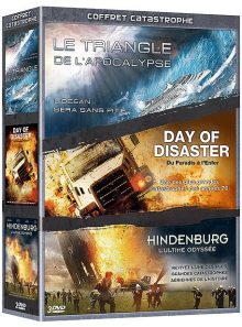 Coffret catastrophe : le triangle de l'apocalypse + day of disaster + hindenburg - l'ultime odyssée - pack