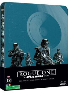 Rogue one : a star wars story - combo blu-ray 3d + blu-ray + blu-ray bonus - édition limitée boîtier steelbook