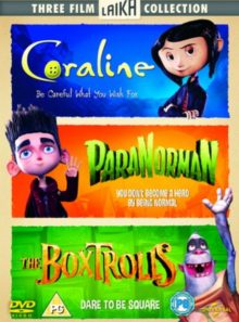 Coraline / paranorman / the boxtrolls [dvd]