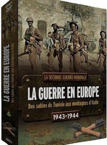 Coffret 4 dvd : la guerre en europe volume1 - des sables de tunisie aux montagnes d'italie - (coffret de 4 dvd)