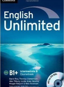 English unlimited intermediate b combo (book w/ dvd)