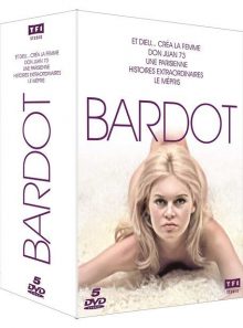 Bardot - coffret : et dieu... créa la femme + don juan 73 + une parisienne + histoires extraordinaires + le mépris - pack
