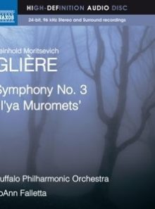 Gliere: symphony no. 3 'il'ya murometz': buffalo philharmonic orchestra (audio only blu-ray)