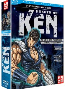 Hokuto no ken - l'intégrale des films : l'ère de raoh + l'héritier du hokuto + la légende de kenshiro - blu-ray