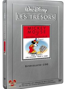 Mickey mouse, les années couleur - 1ère partie : les années 1935 à 1938 - édition collector boîtier steelbook