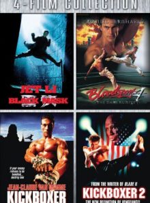 Four film collection (black mask / bloodsport 4 / kickboxer / kickboxer 2)