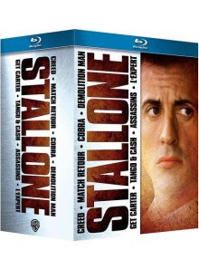 Stallone : creed + cobra + demolition man + match retour + tango & cash + assassins + l'expert - pack - blu-ray
