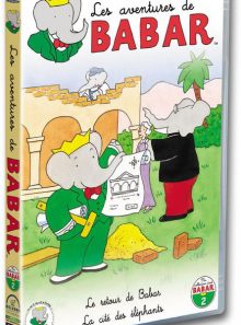 Babar dvd 02 - la cité des éléphants + le retour de babar + 4 comptines