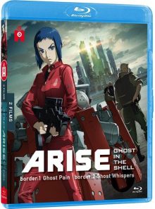 Ghost in the shell : arise - les films - border 1 : ghost pain + border 2 : ghost whispers - blu-ray