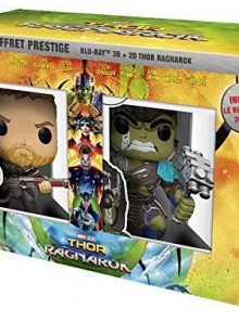 Thor : ragnarok - coffret prestige - blu-ray 3d + blu-ray 2d + figurines - exclusivité amazon