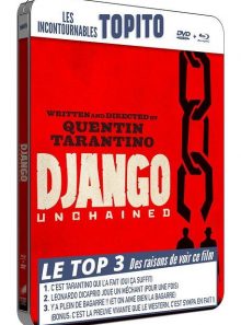 Django unchained - blu-ray + dvd - édition boîtier métal futurepak