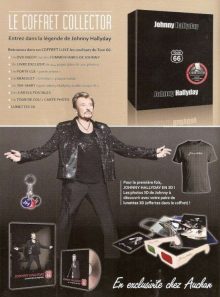 Coffret collector tour 66 johnny hallyday