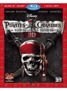 Pirates des caraïbes : la fontaine de jouvence - combo blu-ray 3d + blu-ray + copie digitale
