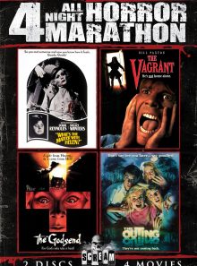 Scream factory all night horror marathon (whats the matter with helen, the vagrant, the godsend & the outing)