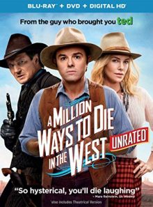 Million ways to die in the west (unrated version/ dvd & blu-ray combo w/ digital copy)