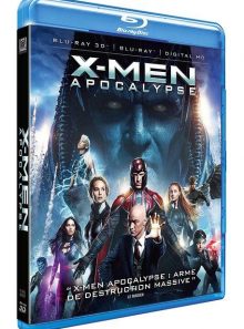 X-men : apocalypse - combo blu-ray 3d + blu-ray 2d