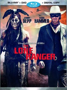 The lone ranger (blu ray + dvd + digital copy)